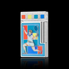 JT Dunant Double Flames Ligne 2 Casablanca Mosaic Lighter #201