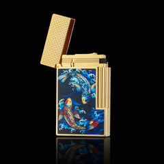 JT Dunant Ligne 2 Koi Fish Design Lighter #179