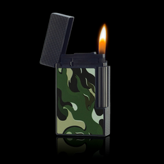 JT Dunant Ligne 2 Camo Guilloche Flame Lighter#198