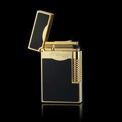 JT Dunant Schlankes Hochglanzlack-Feuerzeug mit schickem Design #128