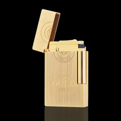 JT Dunant Fine Gold Bar Design Single Soft Flame Lighter #150
