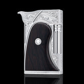 JT Dunant Wild West Western Engraved Dual Soft Flame Lighter #257