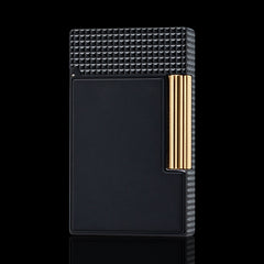 JT Dunant Matte Black Dual Soft Flame Lighter #258