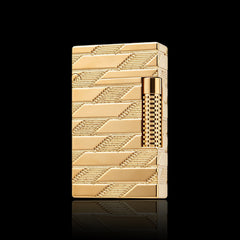 JT Dunant Monogram Guilloche Switchable Flame Lighter #604