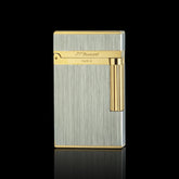 JT Dunant Gasfeuerzeug aus gebürstetem Metall Nr. 014