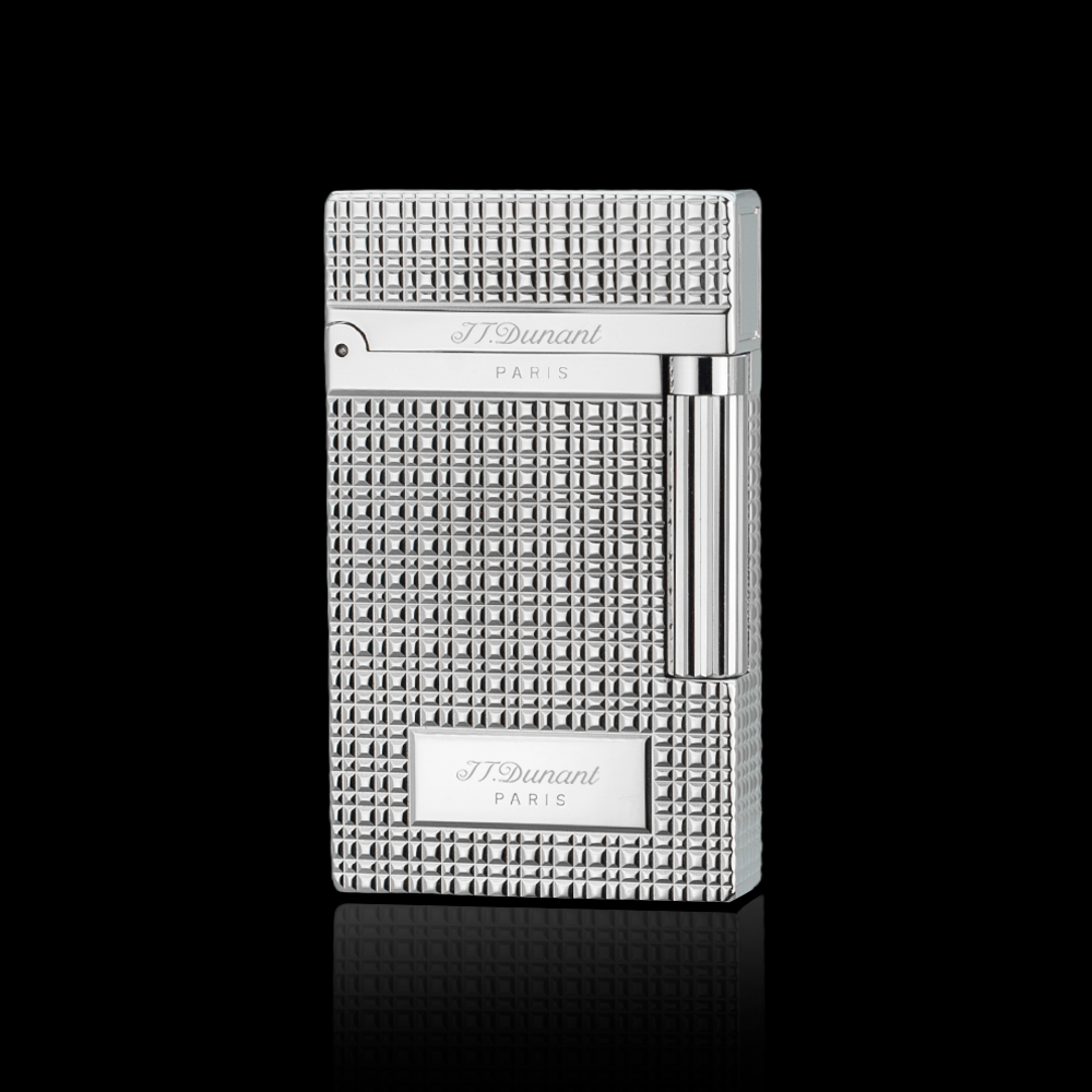 JT Dunant Lattice Engraved Ping Cigarette lighter#017