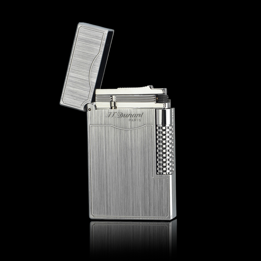 JT Dunant brushed metal gas lighter #067