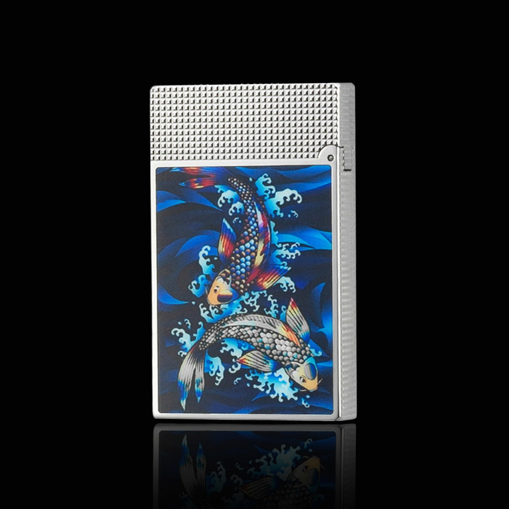JT Dunant Ligne 2 Koi Fish Design Lighter #179