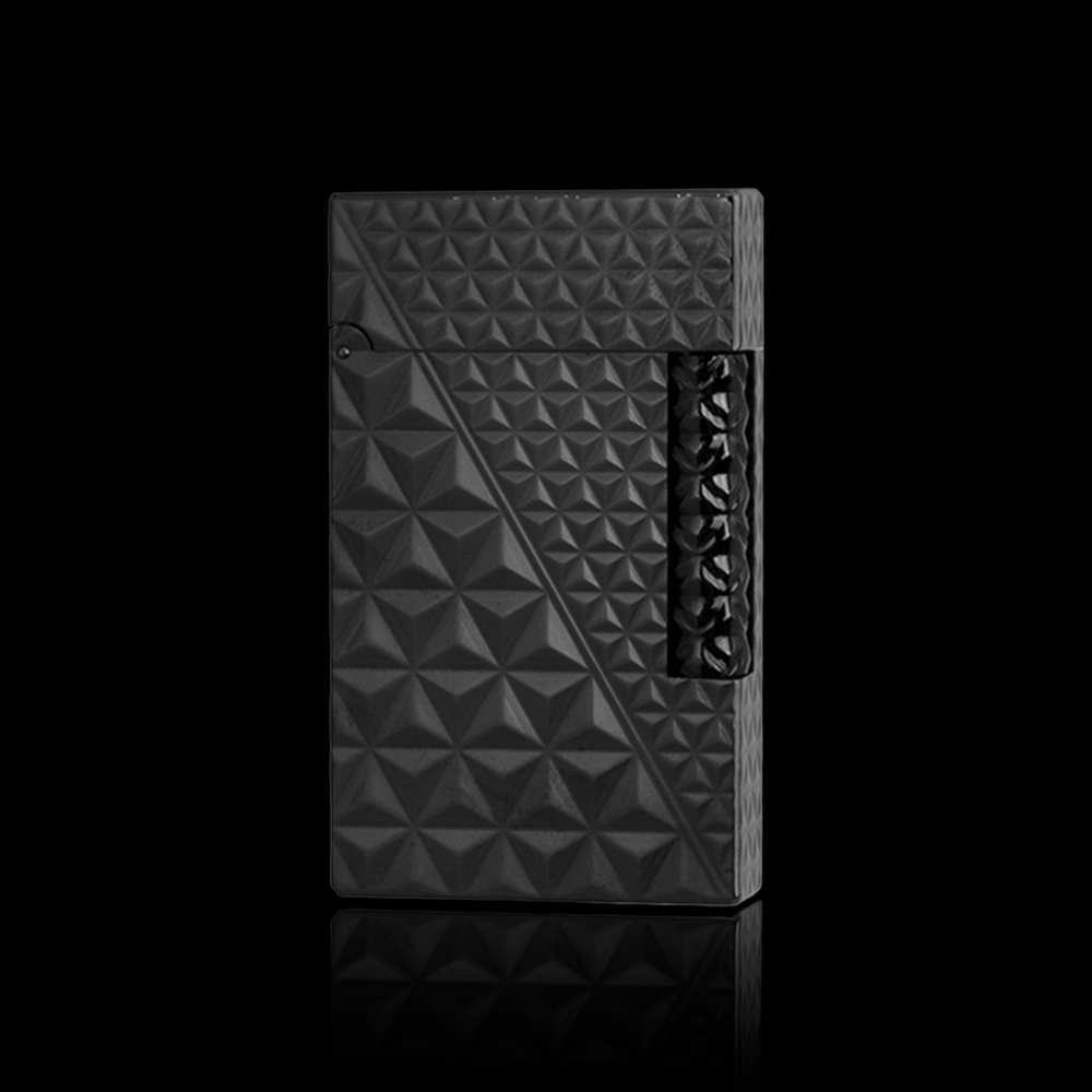 JT Dunant Triangle Engraved Gas Lighter#059