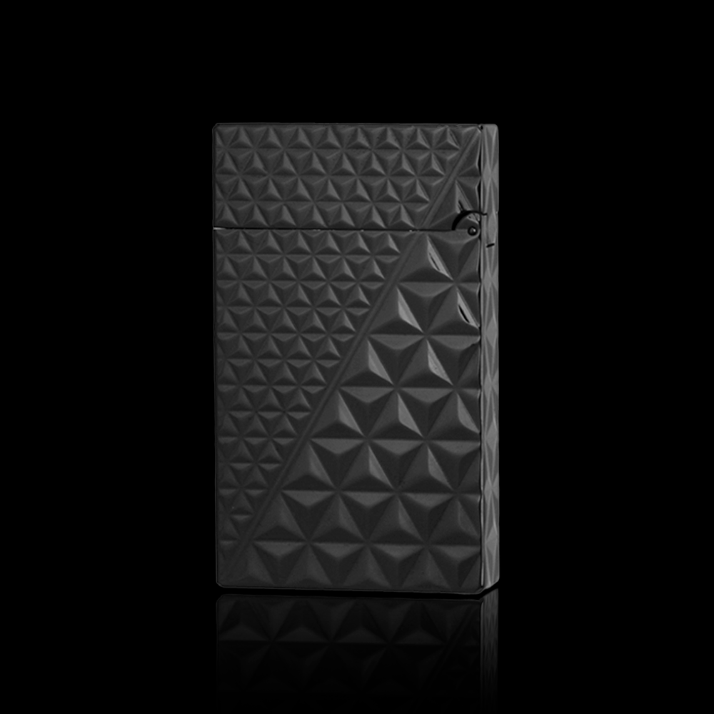 JT Dunant Triangle Engraved Gas Lighter#059