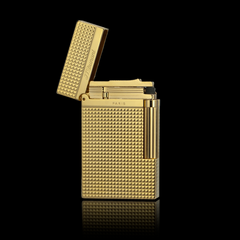 JT Dunant Lighter Engraved with Small Square  #006