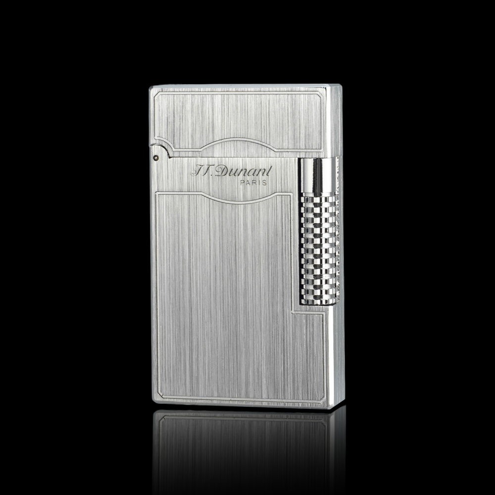 JT Dunant lighter Dual Flame Classic Brushed Metal#305