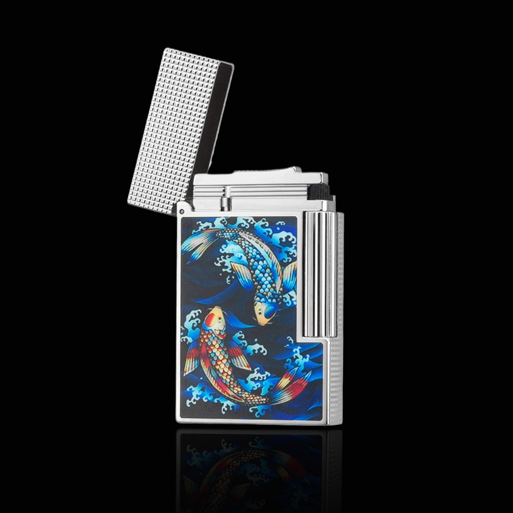 JT Dunant Ligne 2 Koi Fish Design Lighter #179