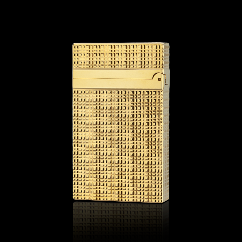 JT Dunant Lattice Engraved Ping Cigarette lighter#017