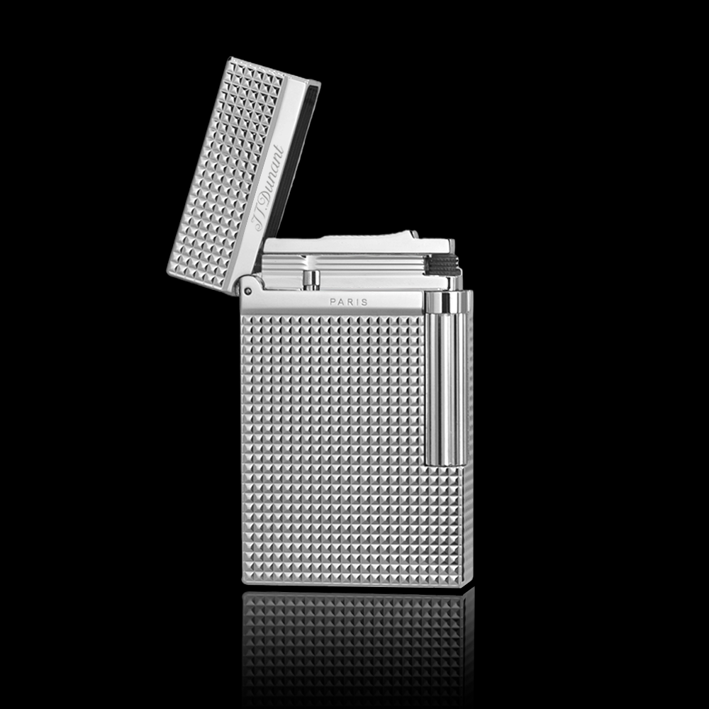 JT Dunant Lighter Engraved with Small Square  #006