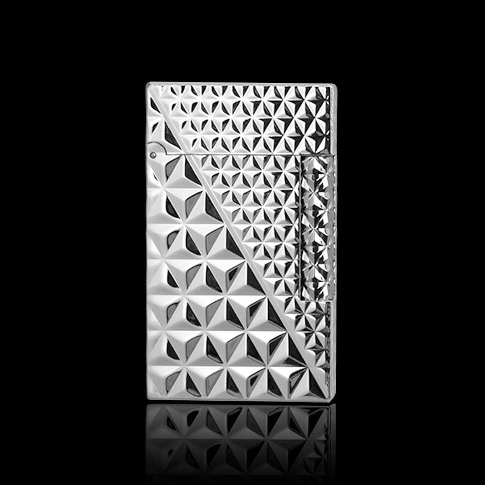 JT Dunant Triangle Engraved Gas Lighter#059