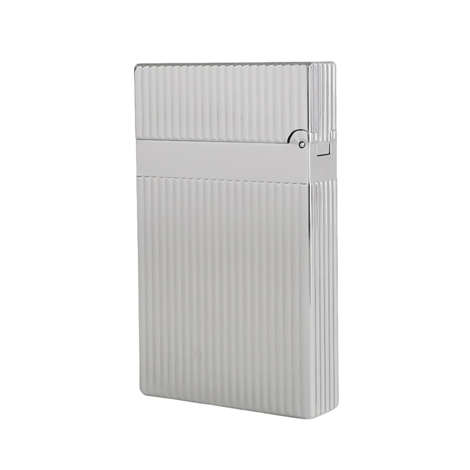 JT Dunant Vertical Stripe Engraved Gas Lighter#002
