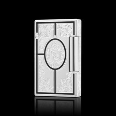 JT Dunant Second Empire Floral Engraved Double Flame Lighter #116