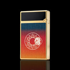 JT Dunant MTC Red Gradient Sun & Moon Soft Flame Lighter #173